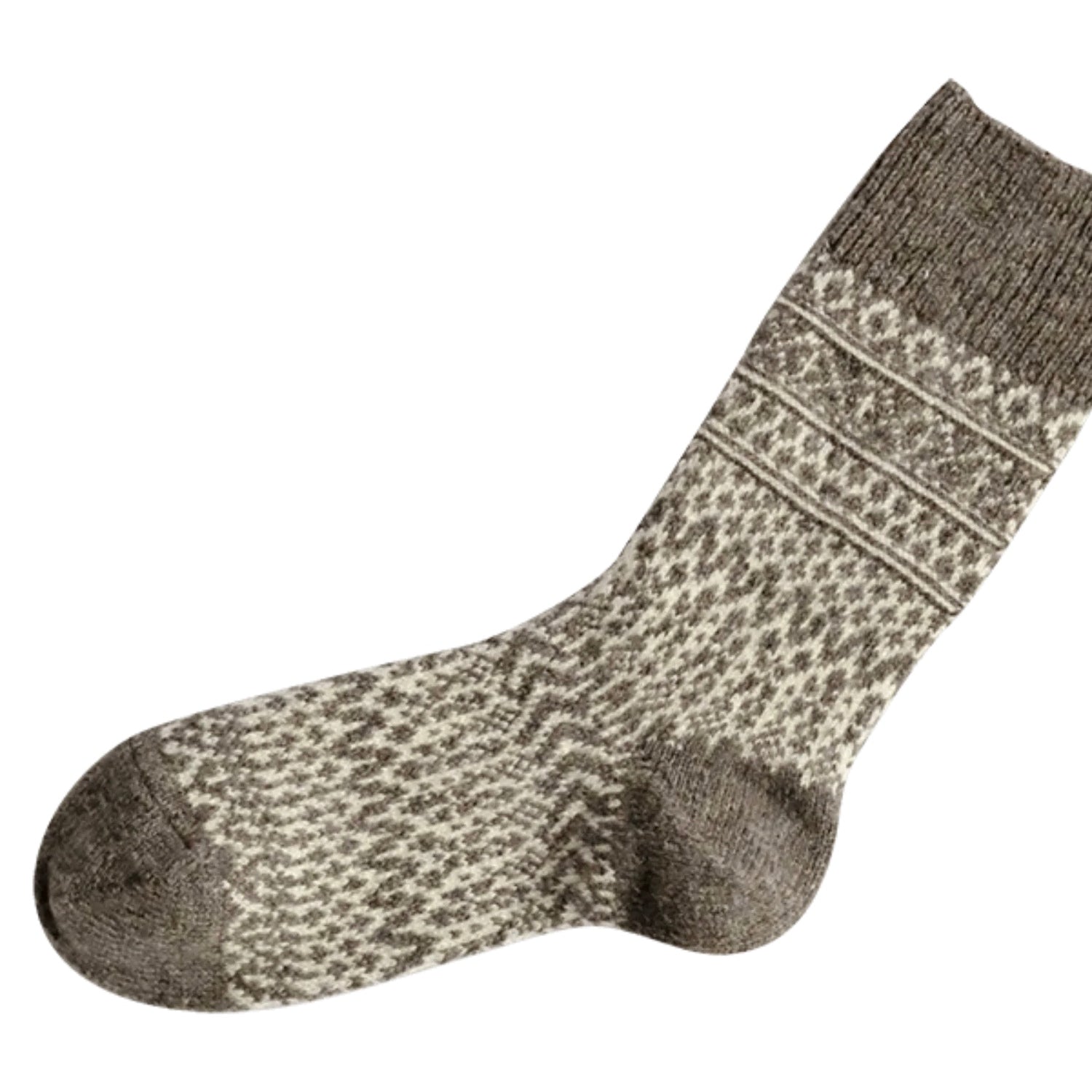 Nishiguchi Kutsushita Oslo Wool Jacquard Socks