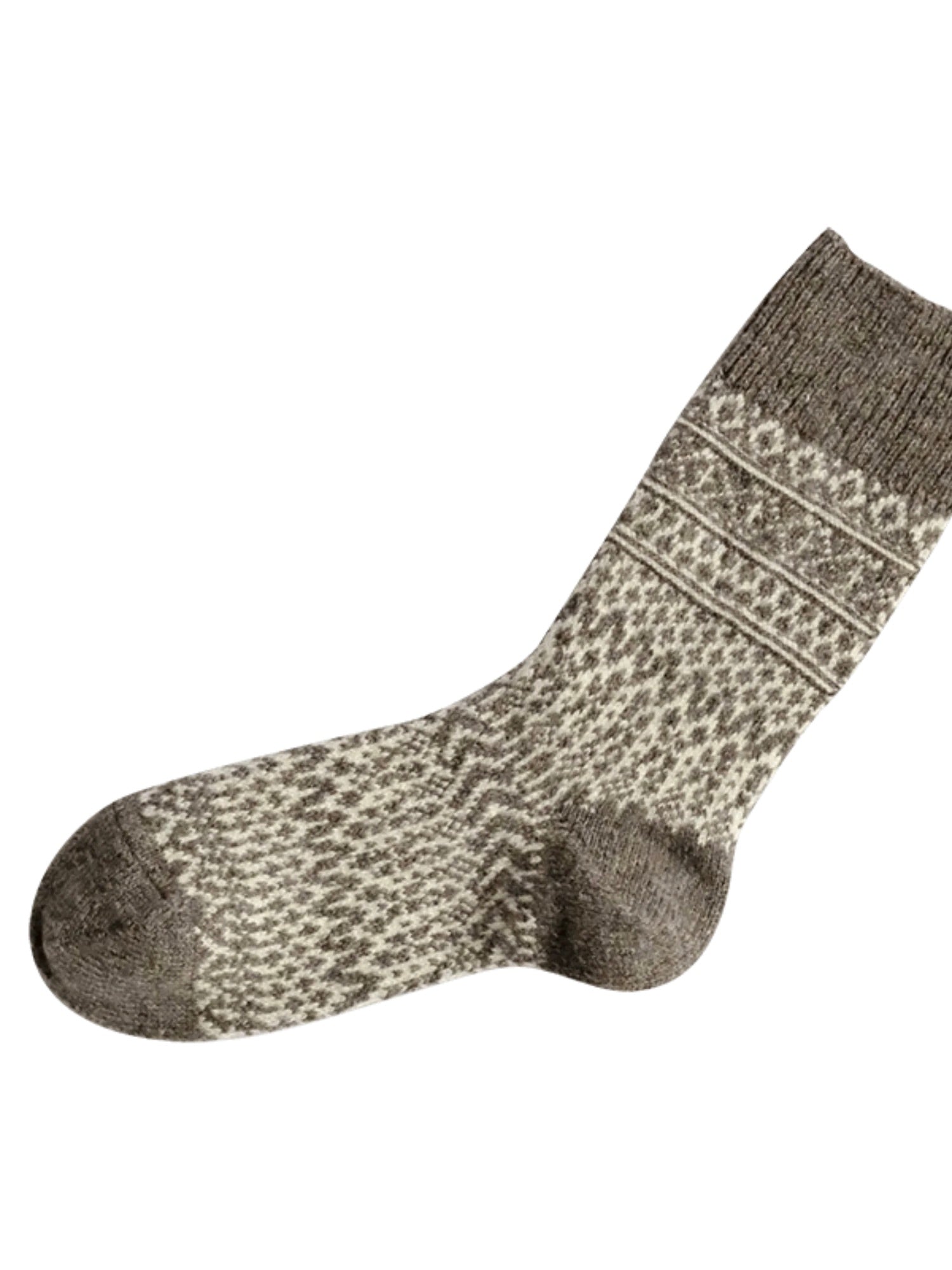 Nishiguchi Kutsushita Oslo Wool Jacquard Socks
