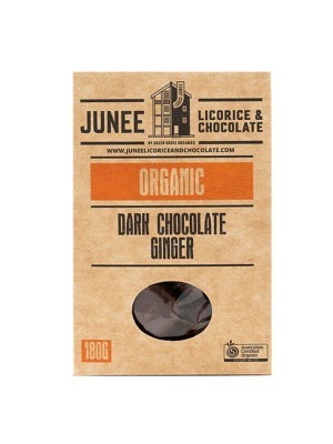 Junee Organic Dark Chocolate Ginger