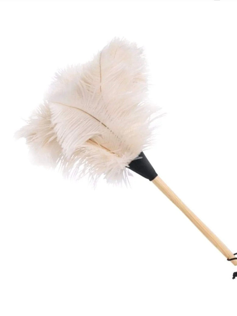 Redecker White Ostrich Feather Duster - 50cm