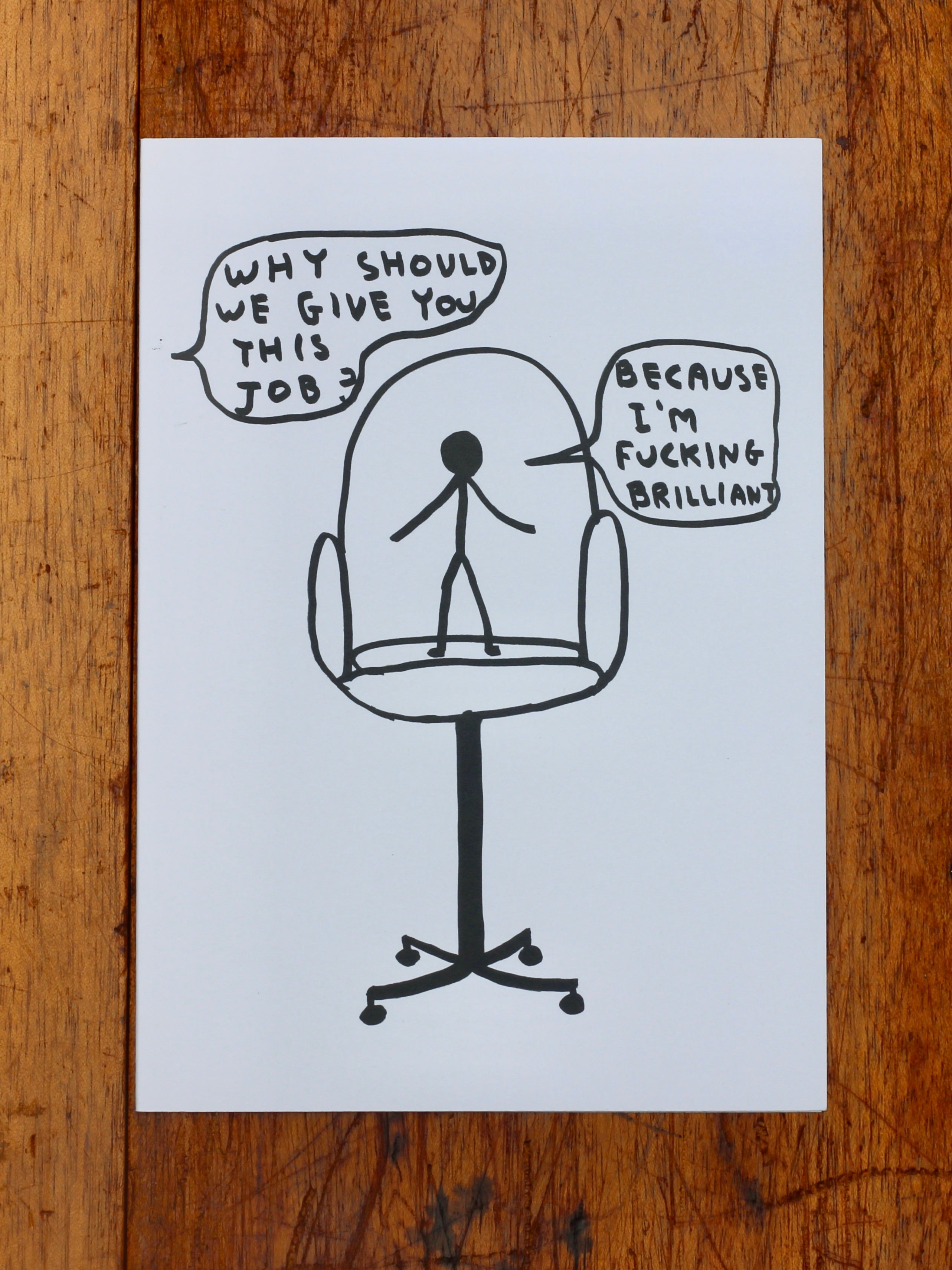 All Occasions Greeting Cards by David Shrigley
