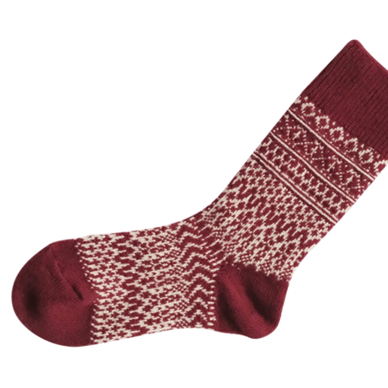 Nishiguchi Kutsushita Oslo Wool Jacquard Socks