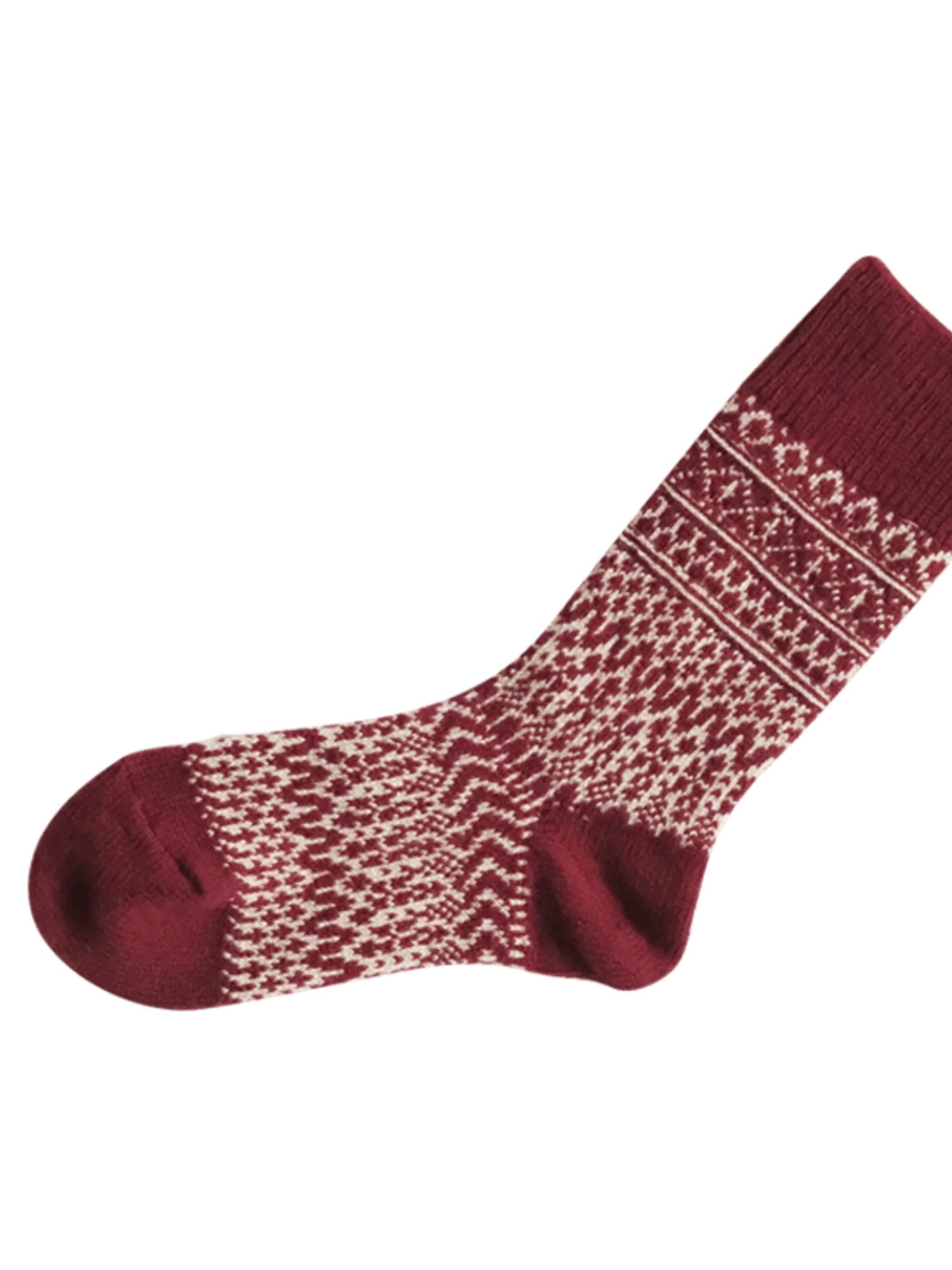 Nishiguchi Kutsushita Oslo Wool Jacquard Socks