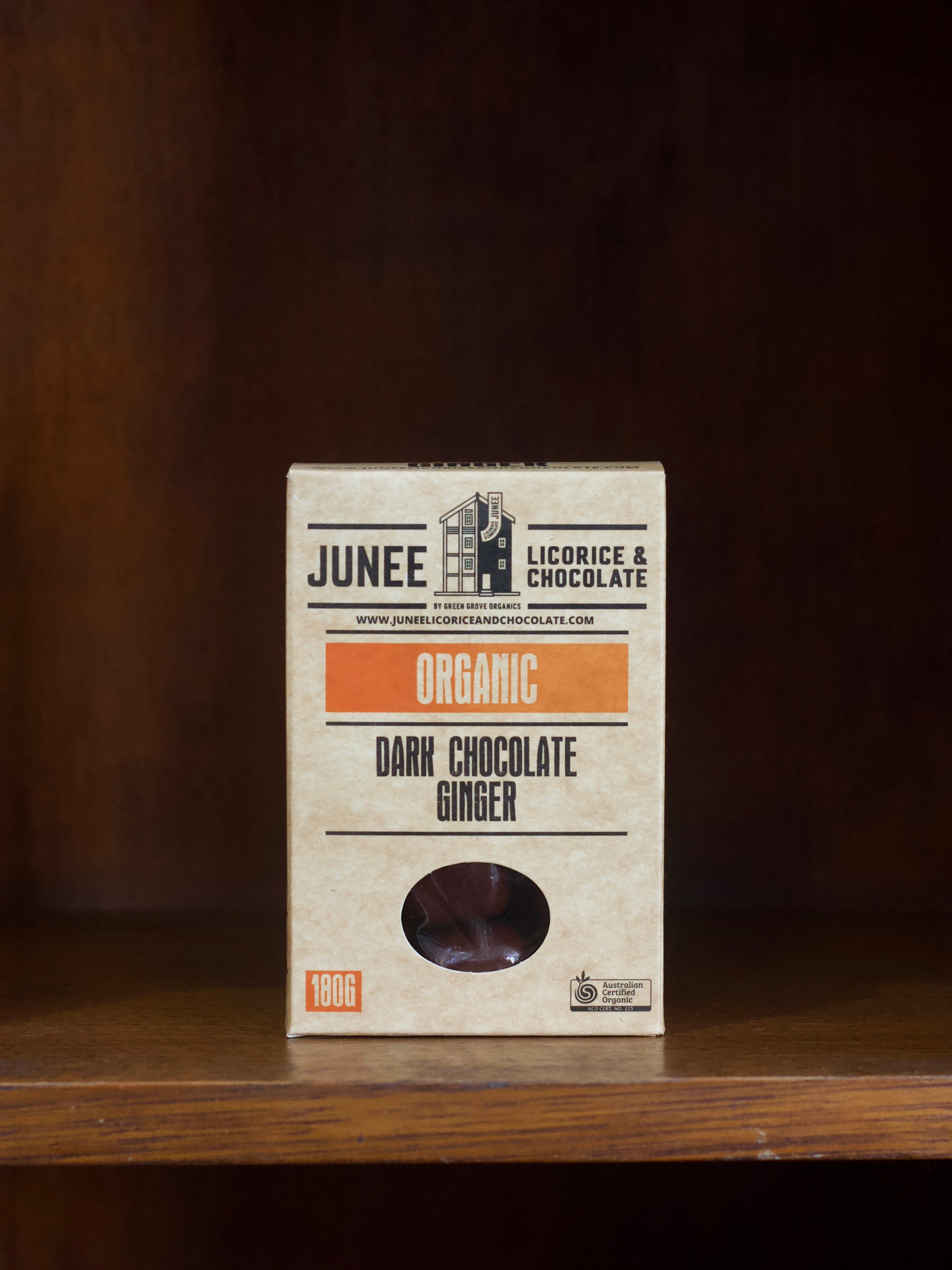 Junee Organic Dark Chocolate Ginger