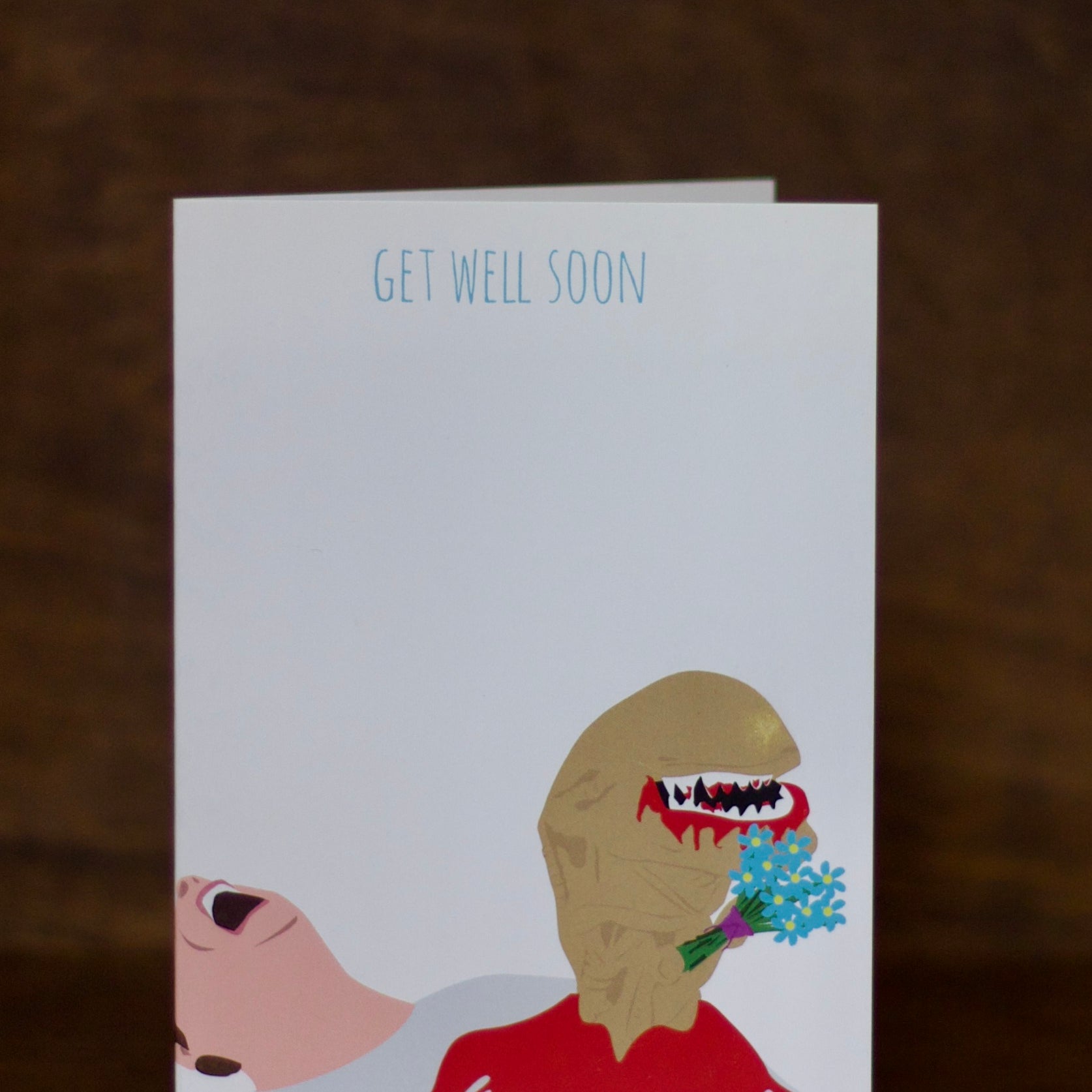 Get well soon greeting card