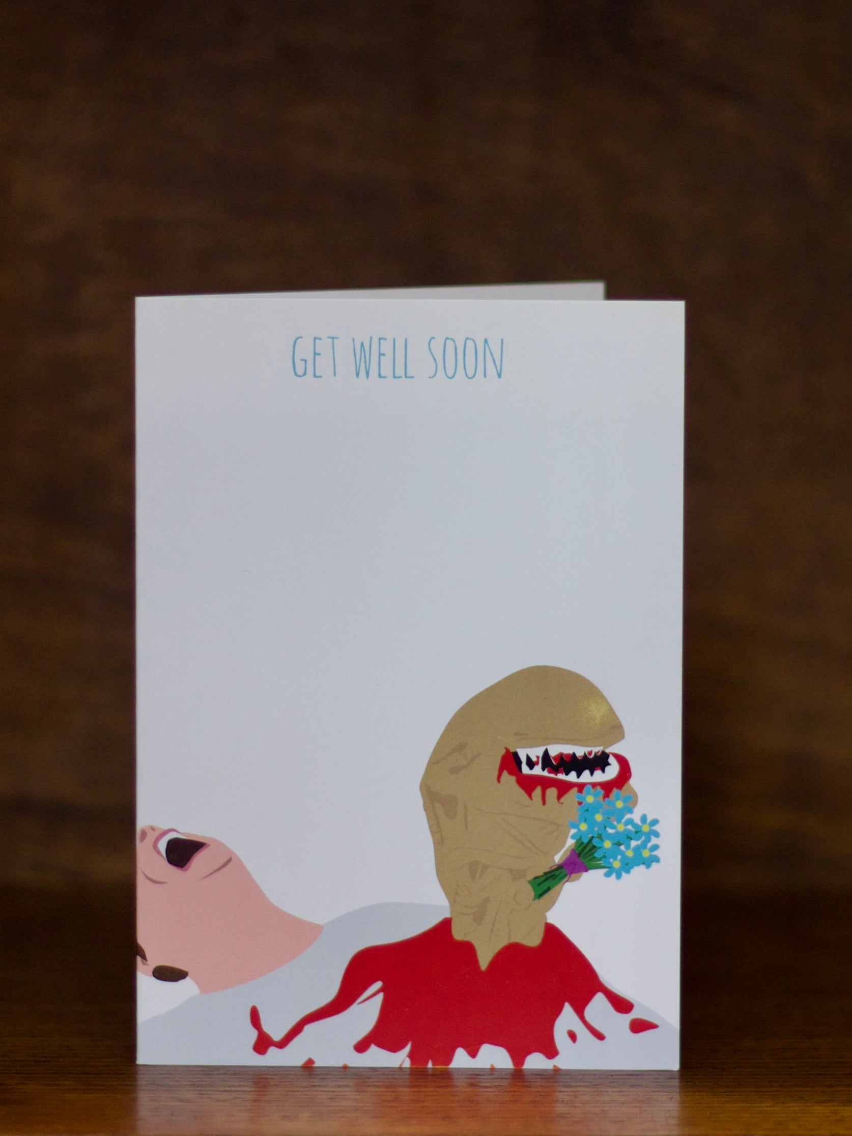 Get well soon greeting card