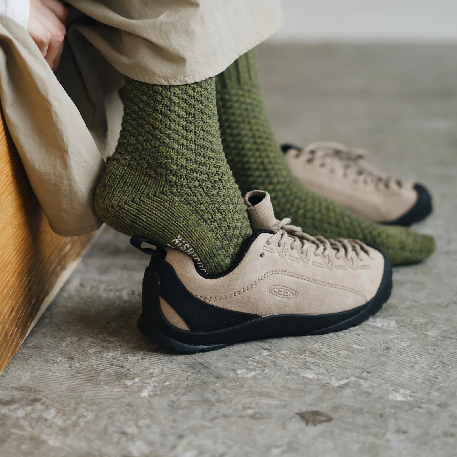 Nishiguchi Kutsushita : Wool Cotton Boot Socks