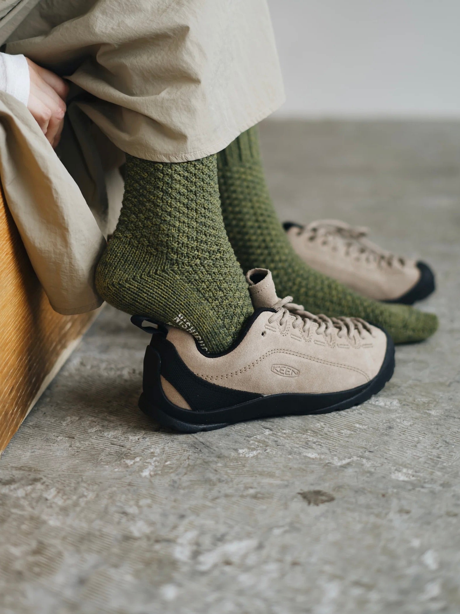 Nishiguchi Kutsushita : Wool Cotton Boot Socks