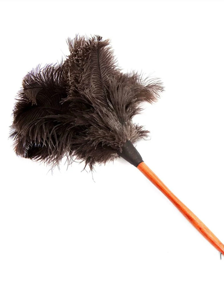 Ostrich Brown Feather Duster 50cm