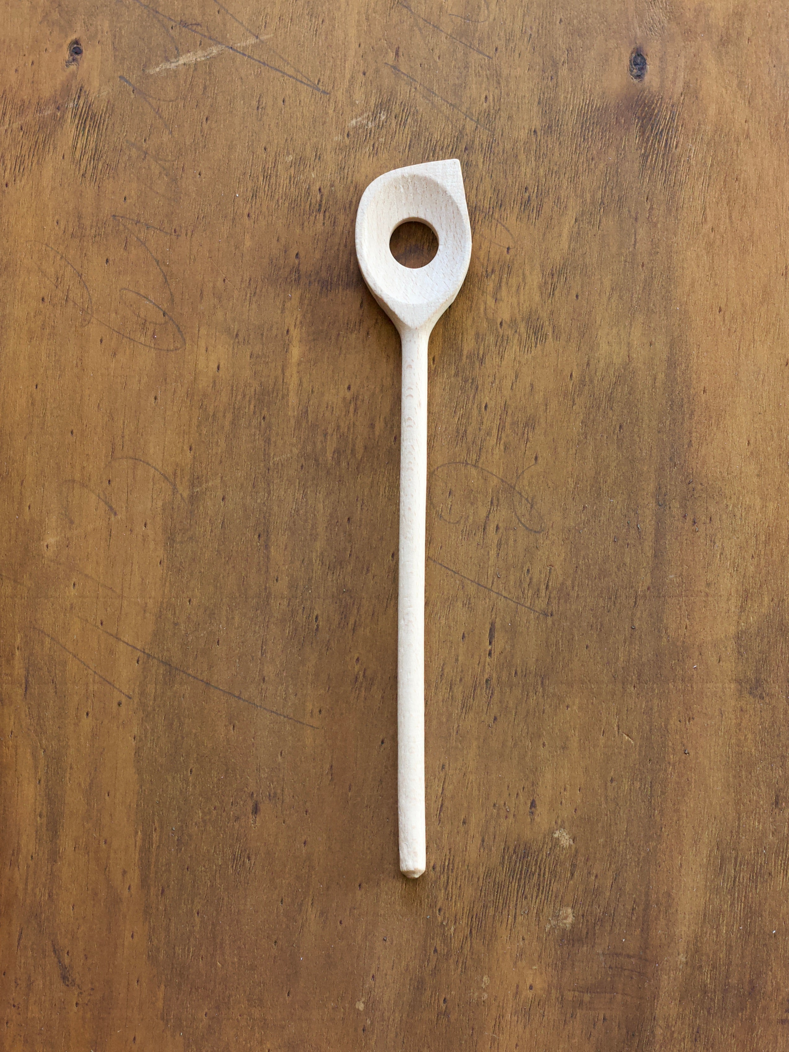 Spoon Scraper with Hole