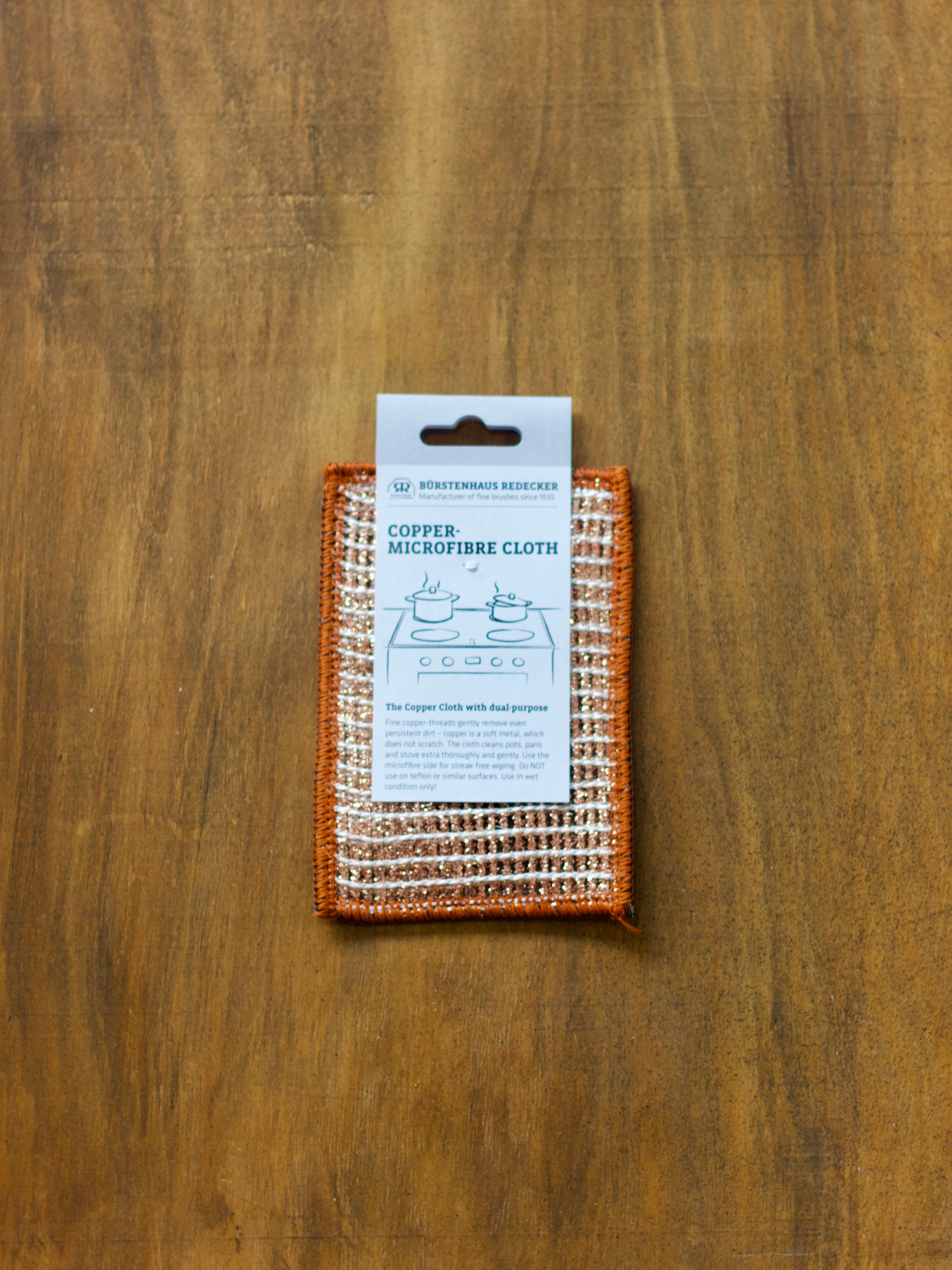 Redecker Copper Microfibre Cloth | Grey