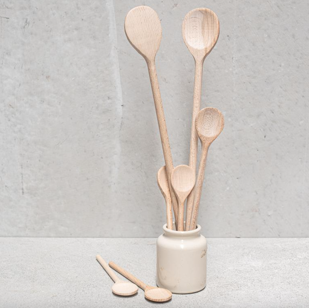 Long Handle Wooden Spoon