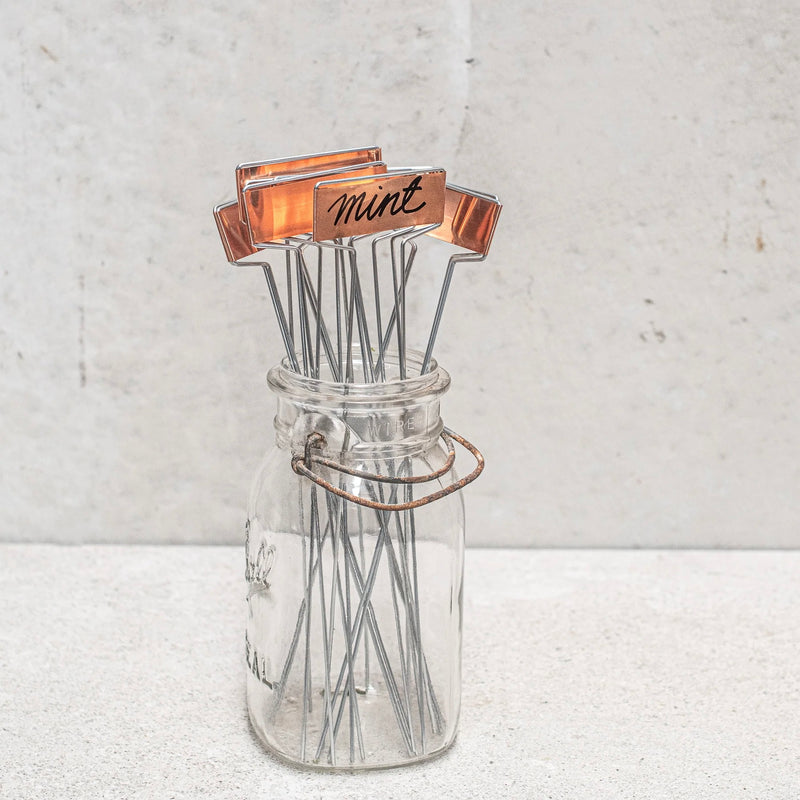 Copper Planting Labels