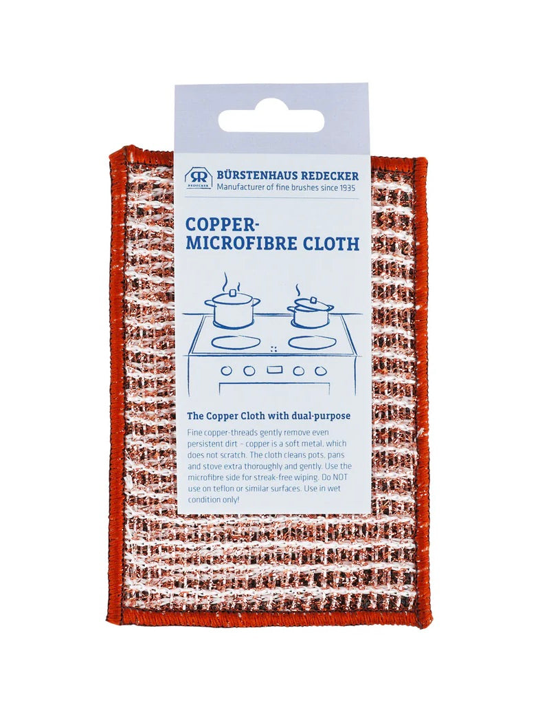 Redecker Copper Microfibre Cloth | Grey
