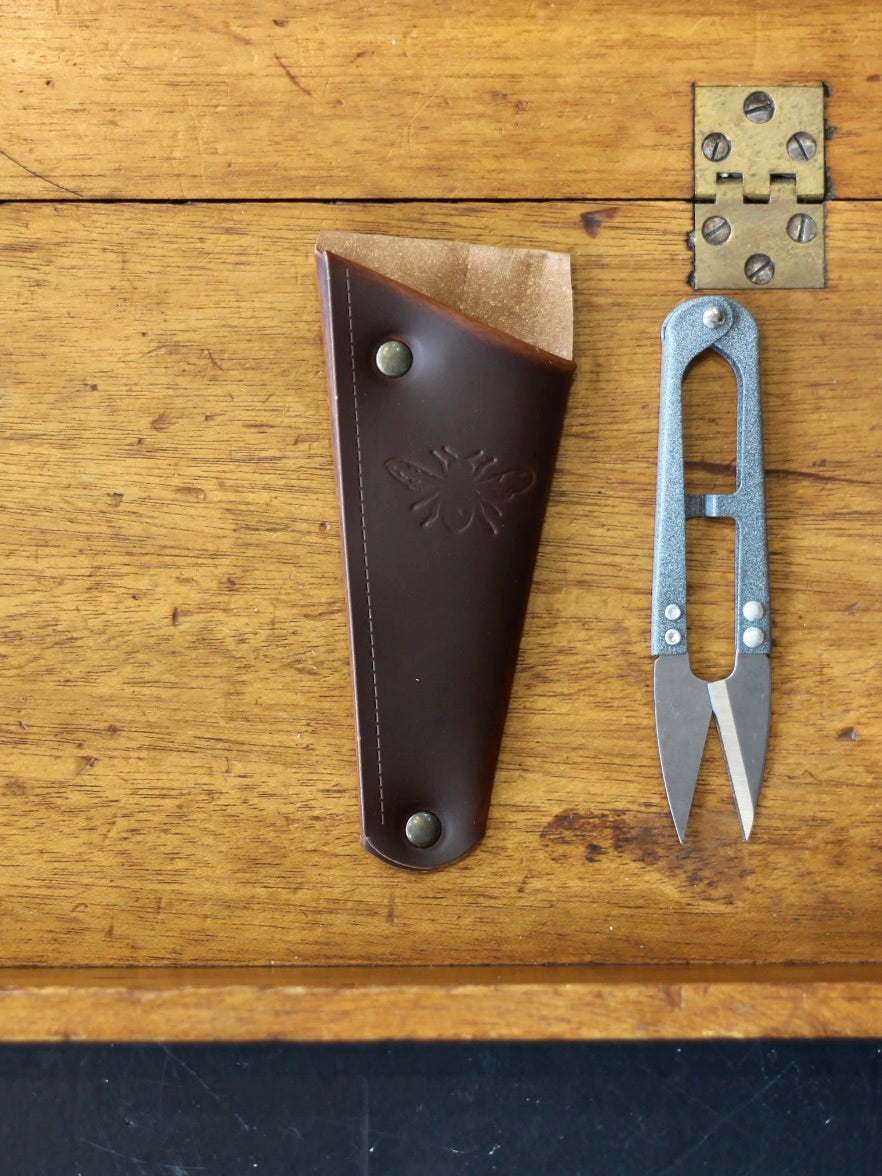 Snips In Leather Pouch