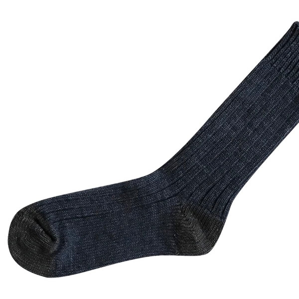 Nishiguchi Kutsushita Luxurious Cotton Ribbed Socks