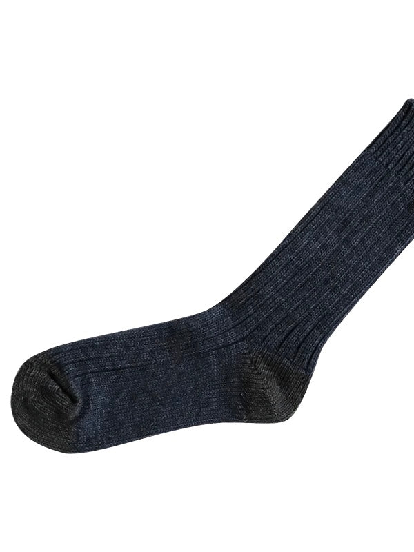 Nishiguchi Kutsushita Luxurious Cotton Ribbed Socks