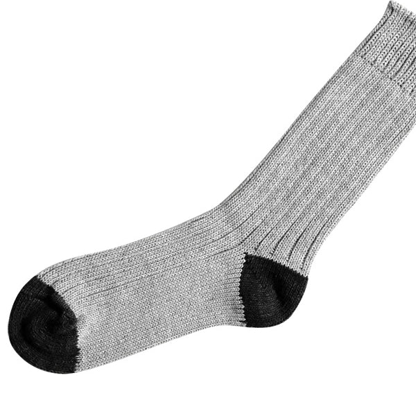 Nishiguchi Kutsushita Luxurious Cotton Ribbed Socks