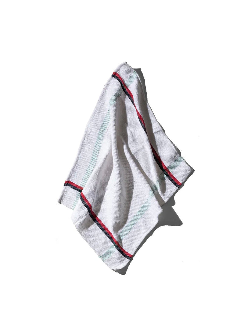 Puebco India Cloth | Red & Black Lines