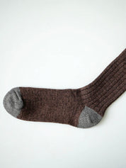 Nishiguchi Kutsushita Luxurious Cotton Ribbed Socks