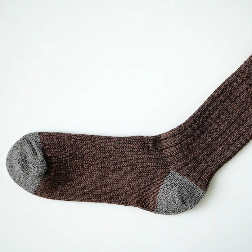Nishiguchi Kutsushita Luxurious Cotton Ribbed Socks