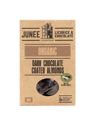 Junee Organic Dark Chocolate Almonds