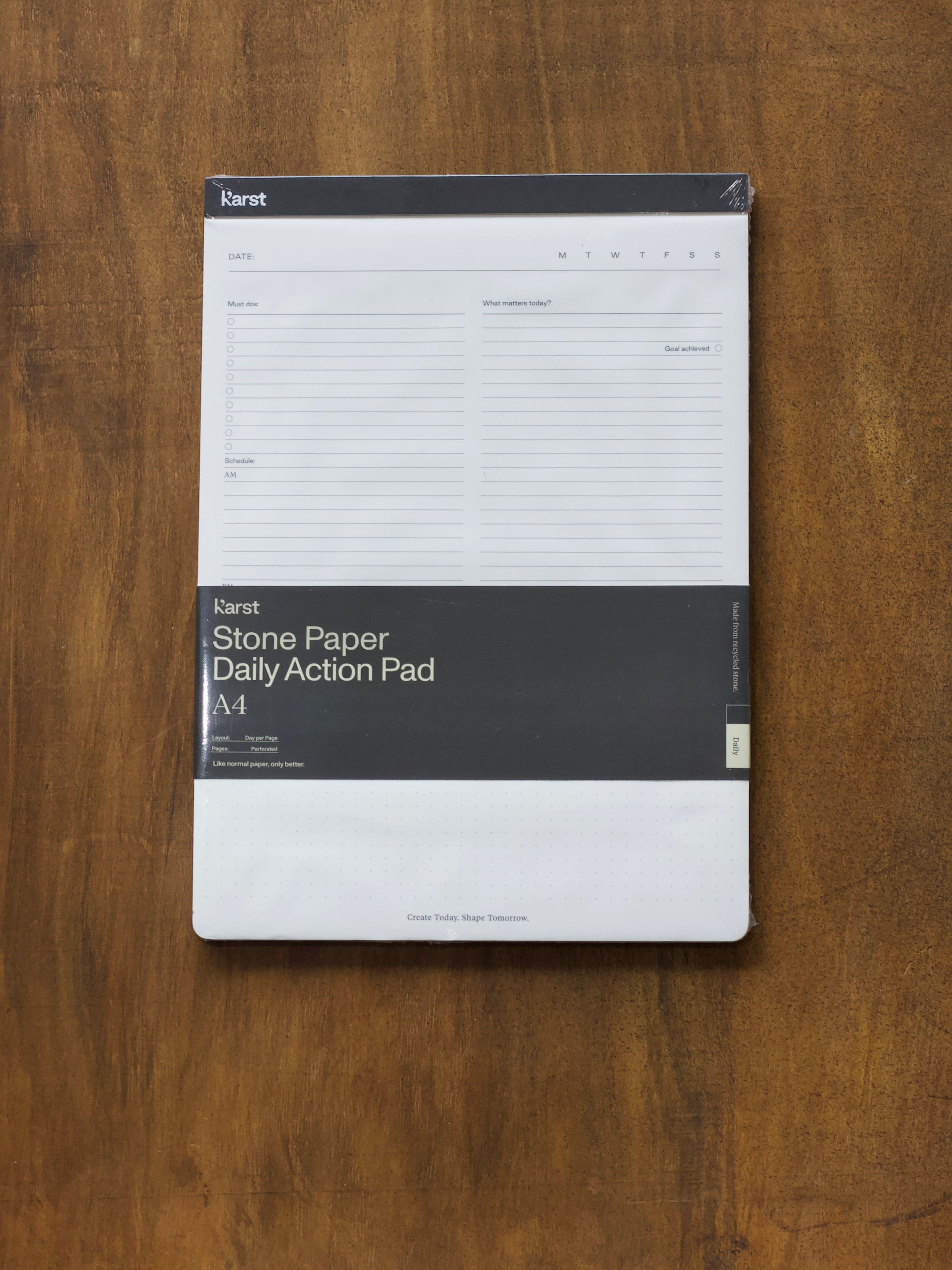 Karst Daily Action Pad - A4