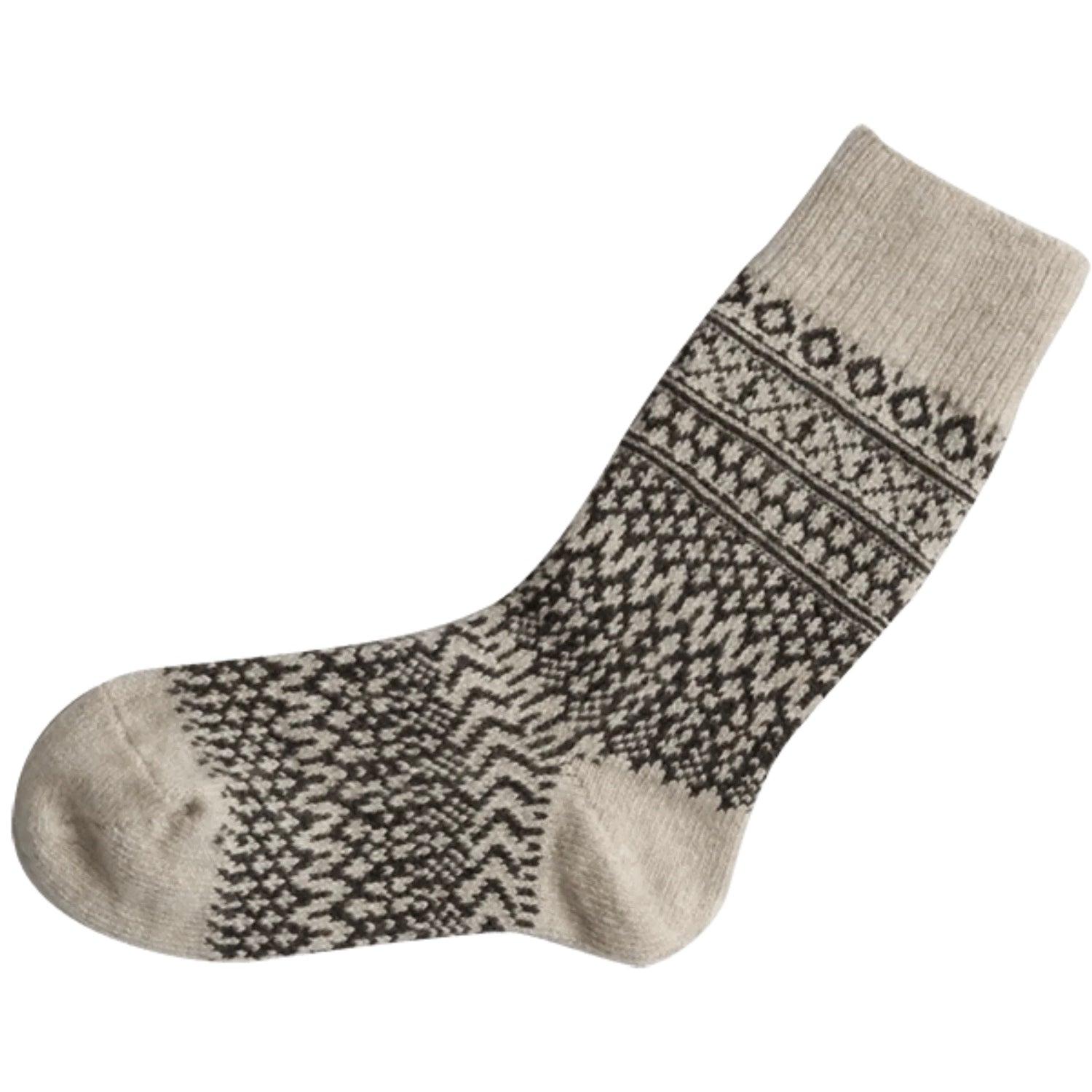 Nishiguchi Kutsushita Oslo Wool Jacquard Socks