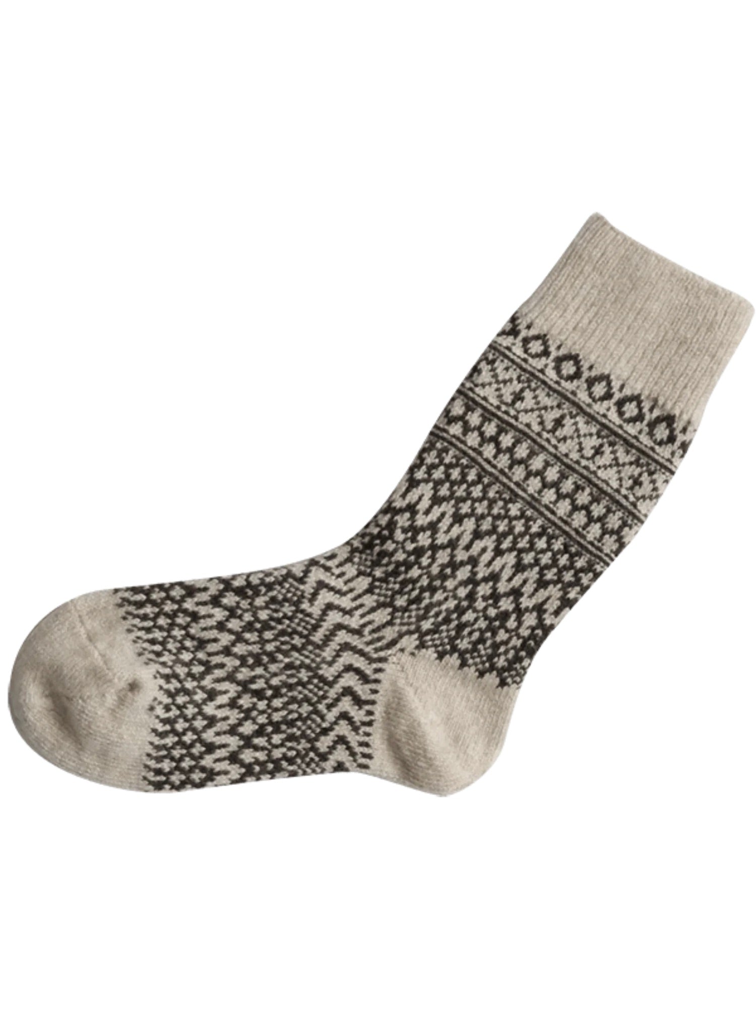 Nishiguchi Kutsushita Oslo Wool Jacquard Socks