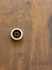 Wooden Hair Brush with pop up bristles