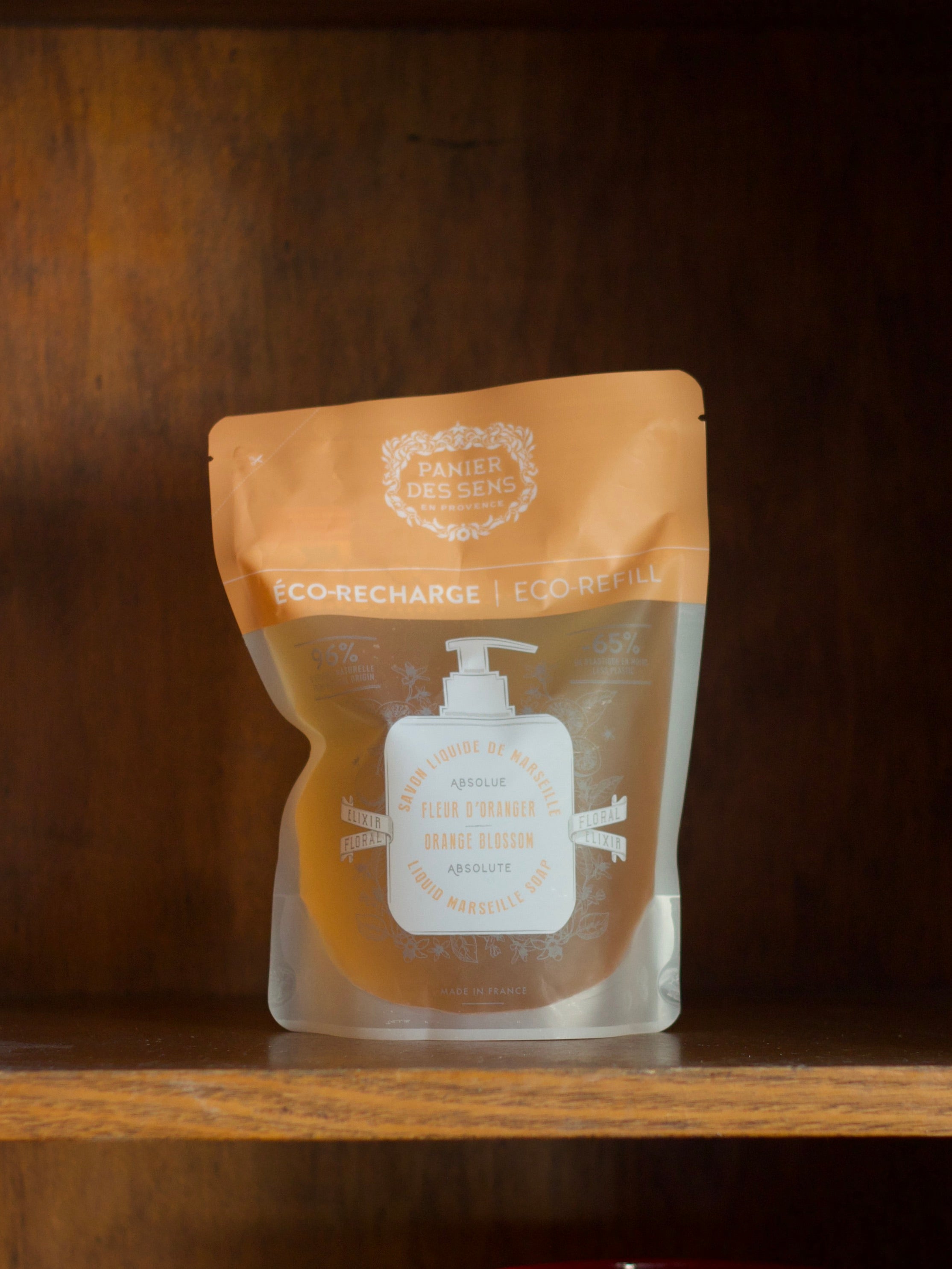 Marseille Liquid Soap Eco Orange Blossom Refill