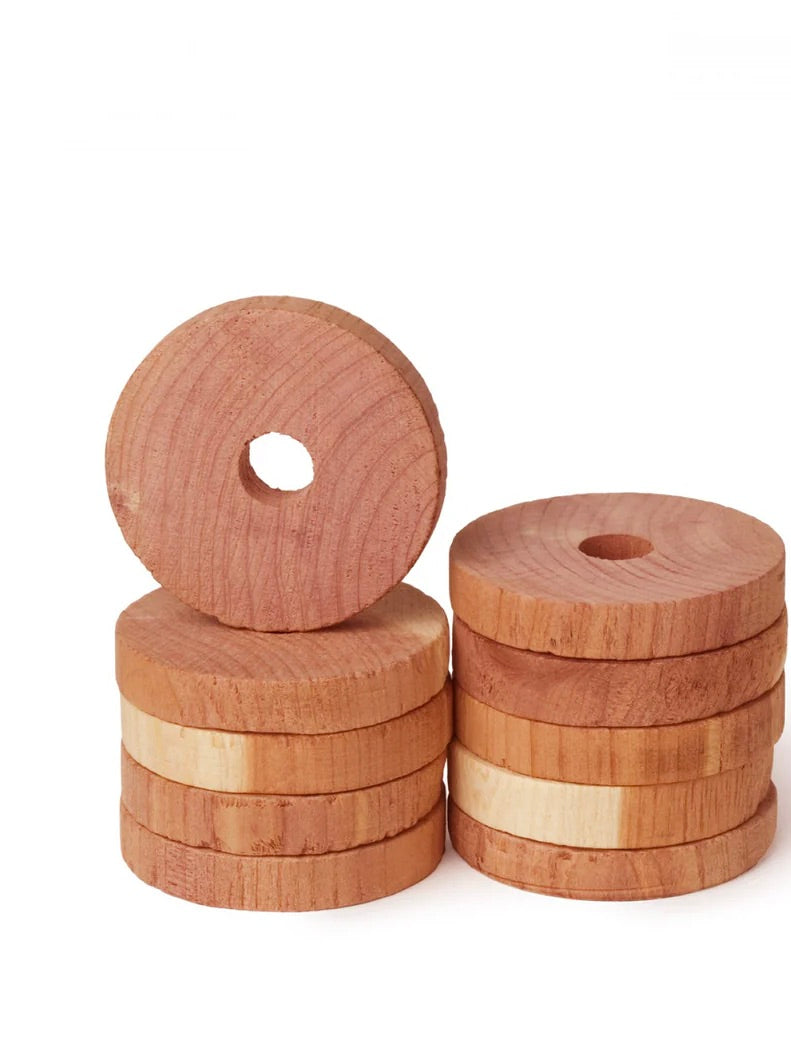 Redecker Cedar Coat Hanger Rings