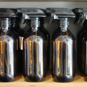 Amber Glass Misting Bottle