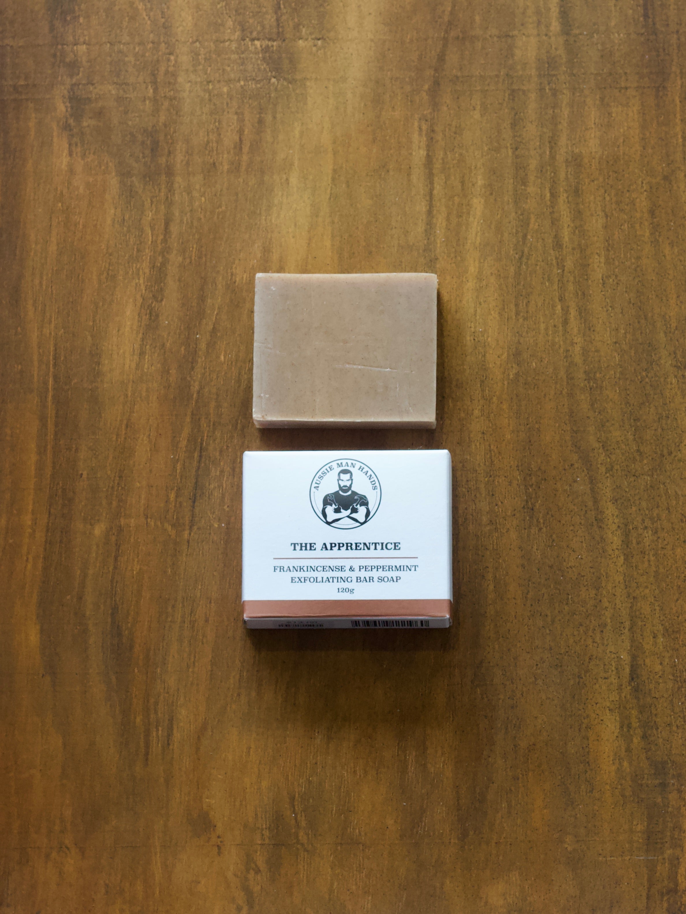 Aussie man hands 'The Apprentice' exfoliating soap