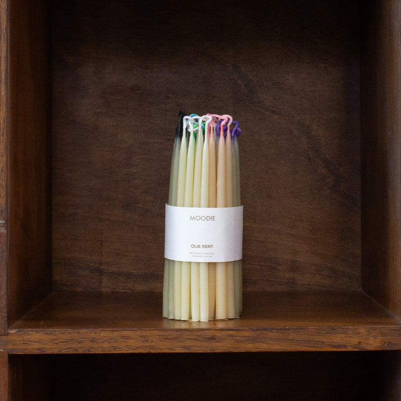 Olie Kent Beeswax Taper Candles | Bag of 45