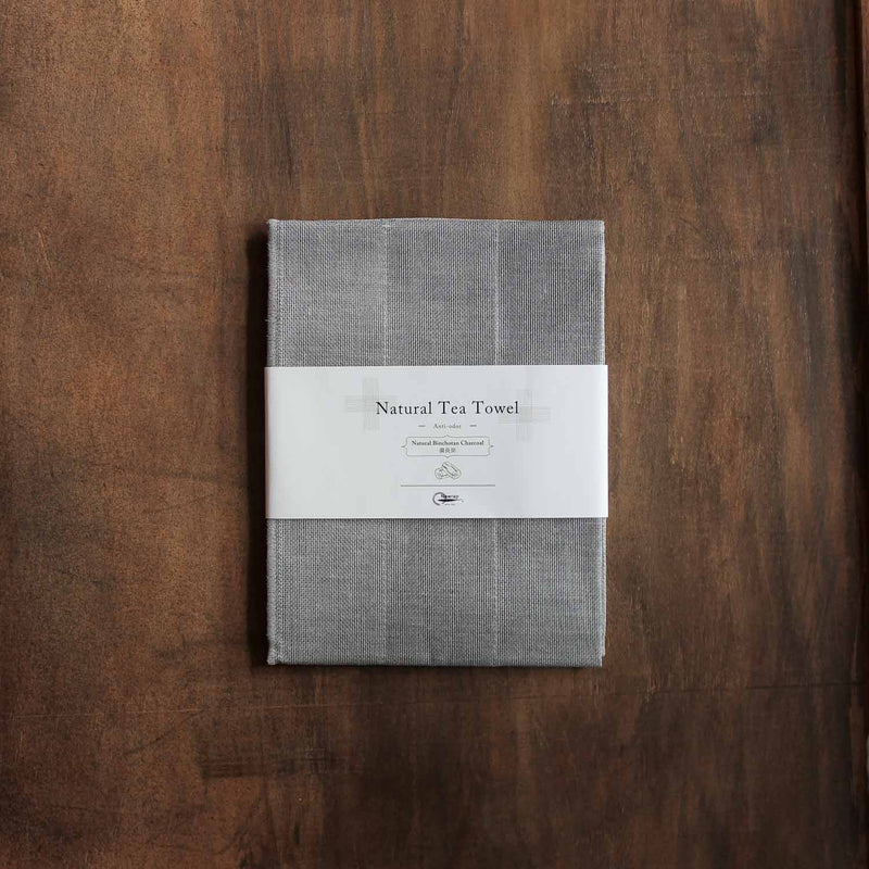 Nawrap Natural Tea Towel | Binchotan Charcoal