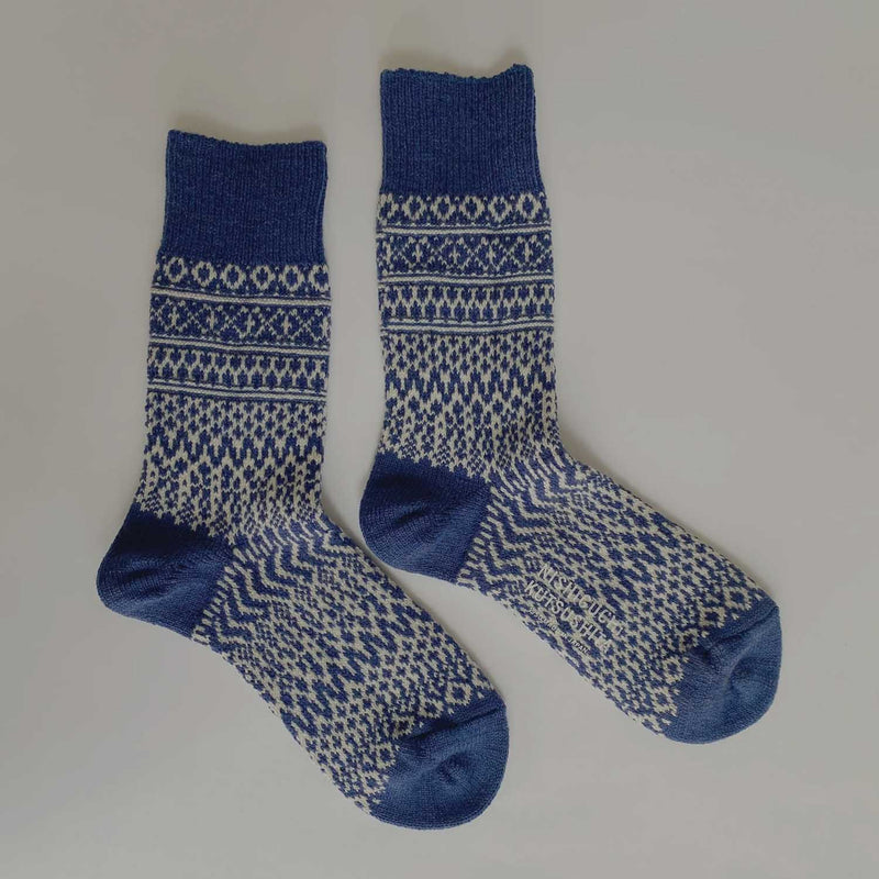 Nishiguchi Kutsushita Oslo Wool Jacquard Socks