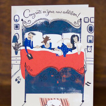 New baby greeting cards by red cap cards